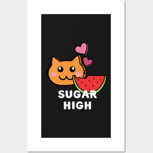 Sugar High Kitty Posters and Art